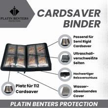 Lade das Bild in den Galerie-Viewer, Platin Benters Protection Cardsaver 4-Pocket Semi Rigid Zippered Binder - Poke Planet
