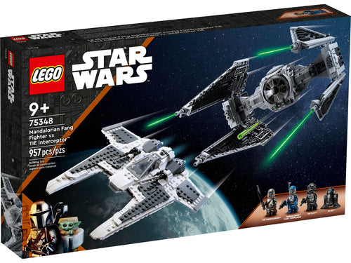 LEGO® Star Wars 75348 Mandalorianischer Fang Fighter vs. TIE Interceptor™ - Poke Planet