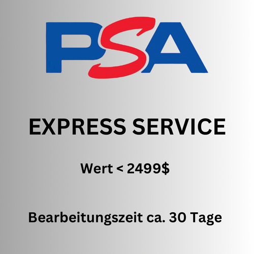 PSA Express Grading Service Wert <2499$ - Poke Planet