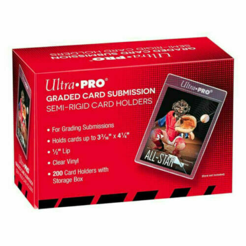 Ultra Pro Semi Rigid Graded Submission Card Holder Cardsaver 1/2